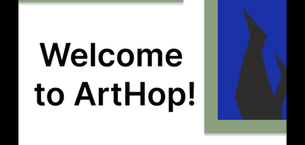 Screenshot of discussion page from ArtHop project